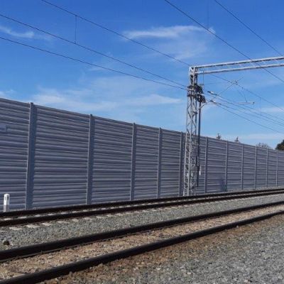 Ekrany akustyczne linia kolejowa Gradec Croatia