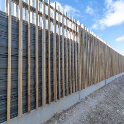 Ekrany akustyczne Hillerødmotorvejen v Bregnerød