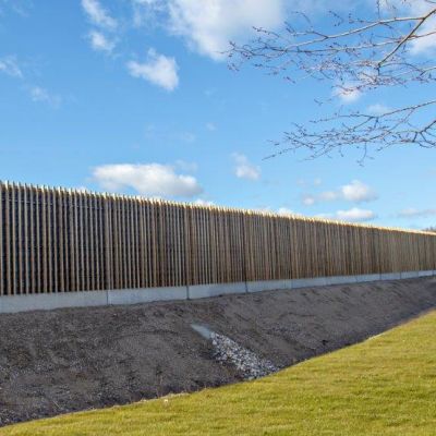 Ekrany akustyczne Hillerødmotorvejen v Bregnerød