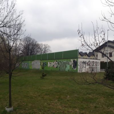 Obudowa akustyczna na garażach Łaziska Górne