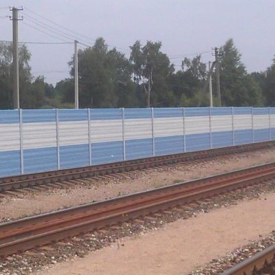 Kolejowe ekrany akustyczne Kulpenai Litwa