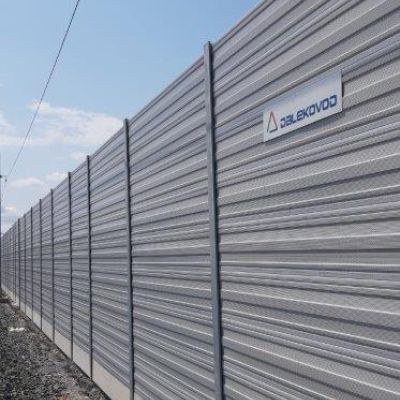 Ekrany akustyczne linia kolejowa Gradec Croatia