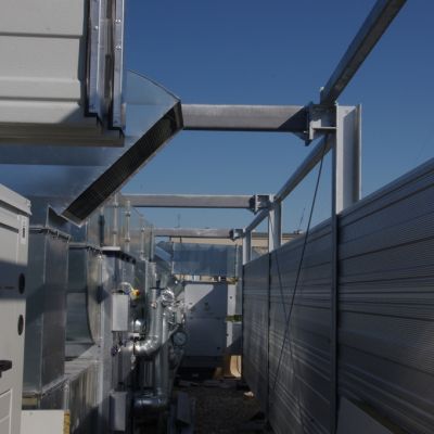 Obudowa akustyczna na dachu Rakowiecka Warszawa