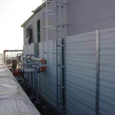 Obudowa akustyczna  na dachu Atrium Warszawa