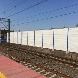 Ekrany akustyczne linia kolejowa E59 Wrocław Poznań -Zatorze