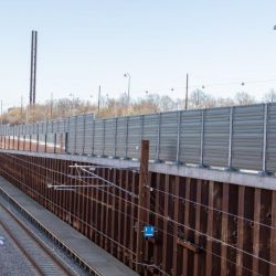 Ekrany akustyczne Allingvej v Hvidovre Dania