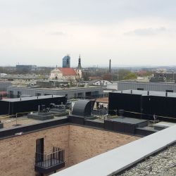 Obudowa akustyczna na dachu Lubicz Kraków