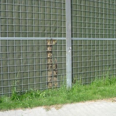 Siatka nie wytrzymała na ogień