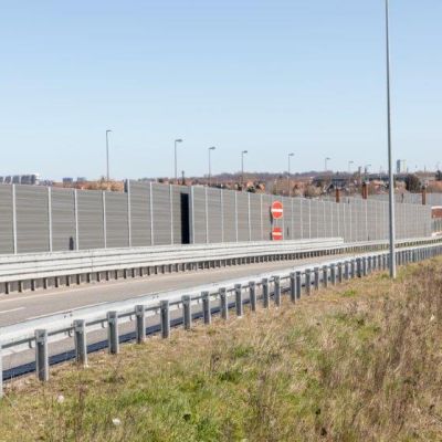 Ekrany akustyczne Allingvej v Hvidovre Dania