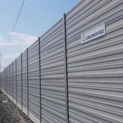 Ekrany akustyczne linia kolejowa Gradec Croatia