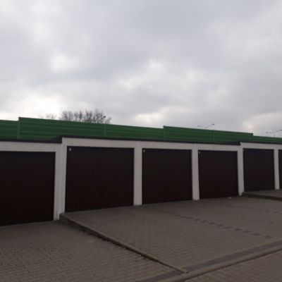 Obudowa akustyczna na garażach Łaziska Górne