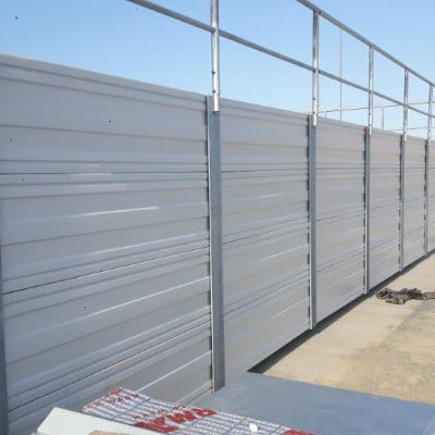 Obudowa akustyczna na dachu Kaufland Jarosław