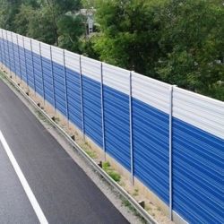 Ekrany akustyczne autostrada D5 Králův Dvůr Beroun Czechy