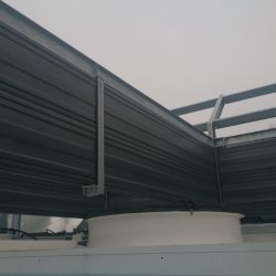 Obudowa akustyczna na dachu Hotel Hilton Gdańsk