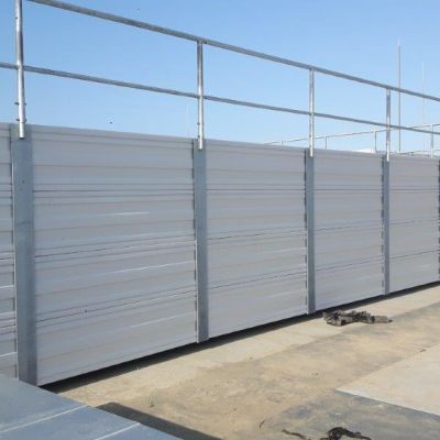 Obudowa akustyczna na dachu Kaufland Jarosław