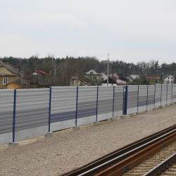 Ekrany akustyczne linia kolejowa E30 Kraków-Tarnów -Wieliczka