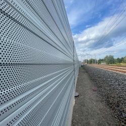 Ekrany akustyczne linia kolejowa nr 93 Oświęcim – Czechowice Dziedzice