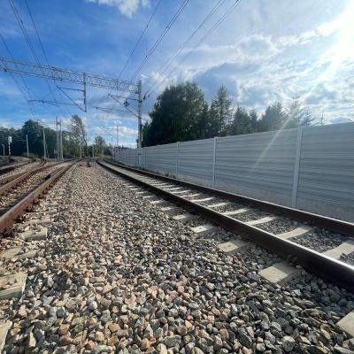 krany akustyczne linia  nr 93 Trzebinia – Zebrzydowice na odcinku Oświęcim – Czechowice Dziedzice