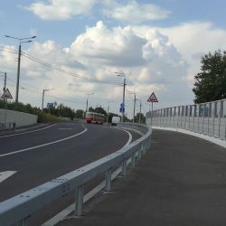 Ekrany akustyczne Kijów - wiadukt , tunel