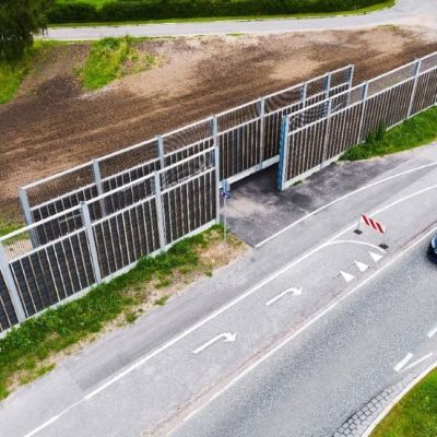 Ekrany akustyczne  Kregme Denmark