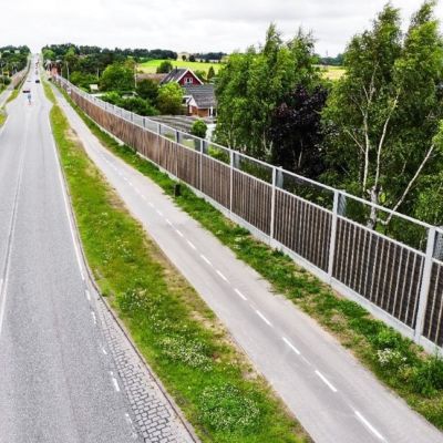 Ekrany akustyczne  Kregme Denmark