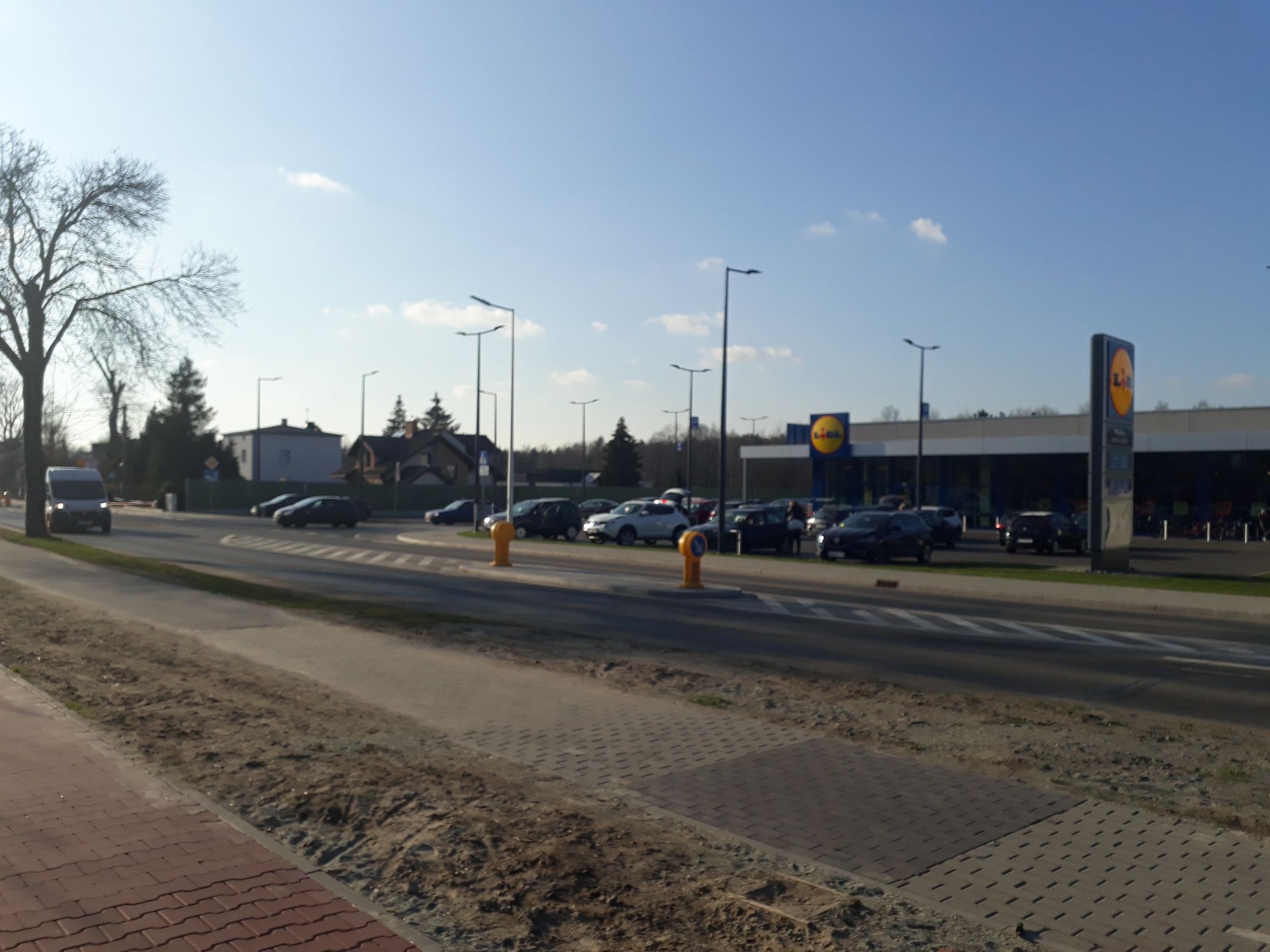 Ogrodzenie akustyczne Lidl Katowice