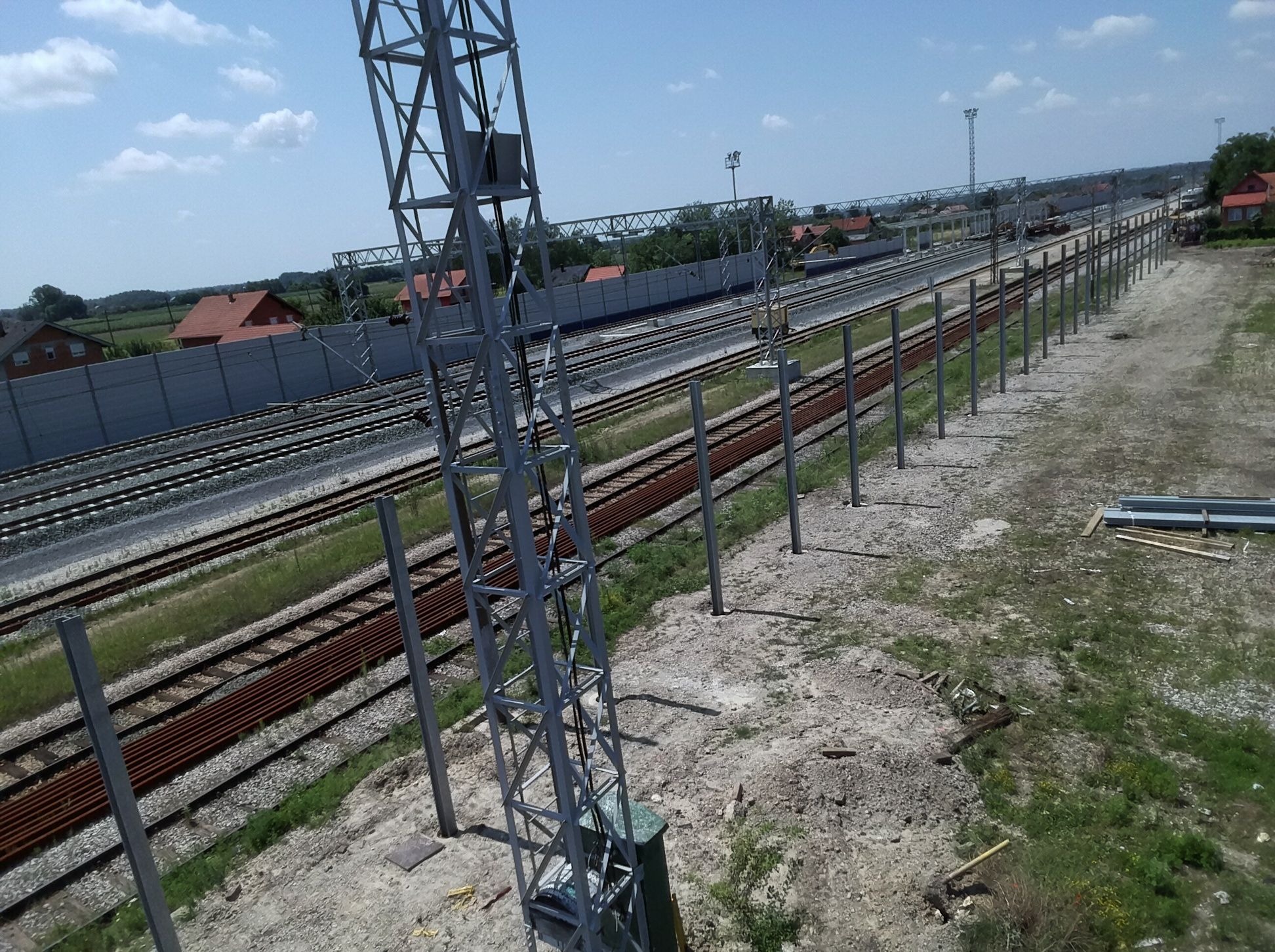 Ekrany akustyczne linia kolejowa Dugo Selo- Križevci Croatia