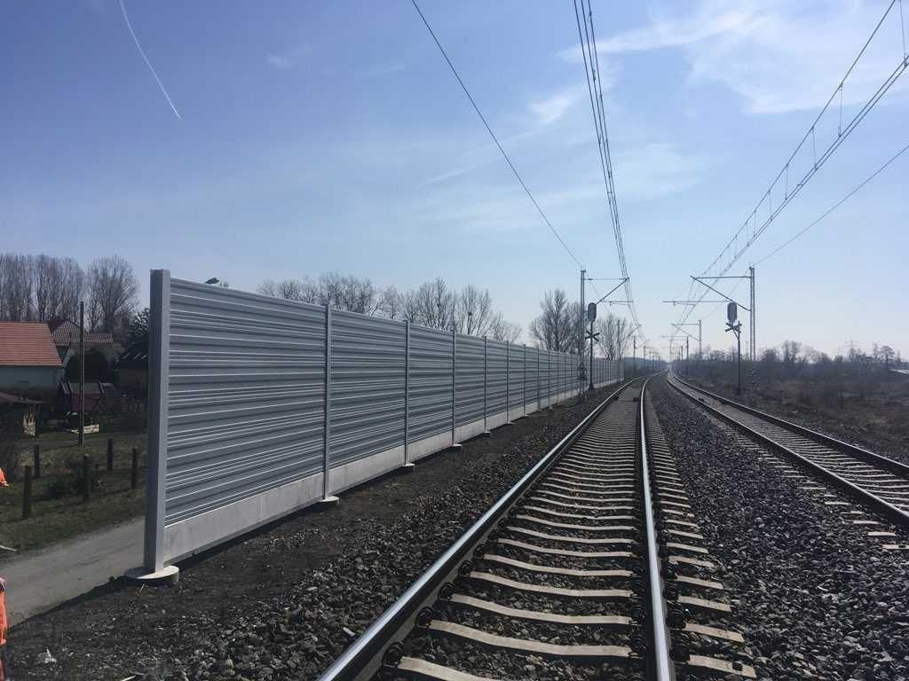 Ekrany akustyczne linia kolejowa E30 Kędzierzyn Koźle – Opole Zachodnie