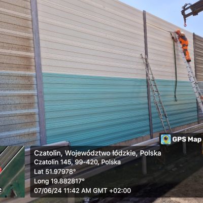 po pożarze autostrada A2