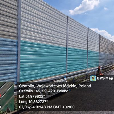 po pożarze autostrada A2