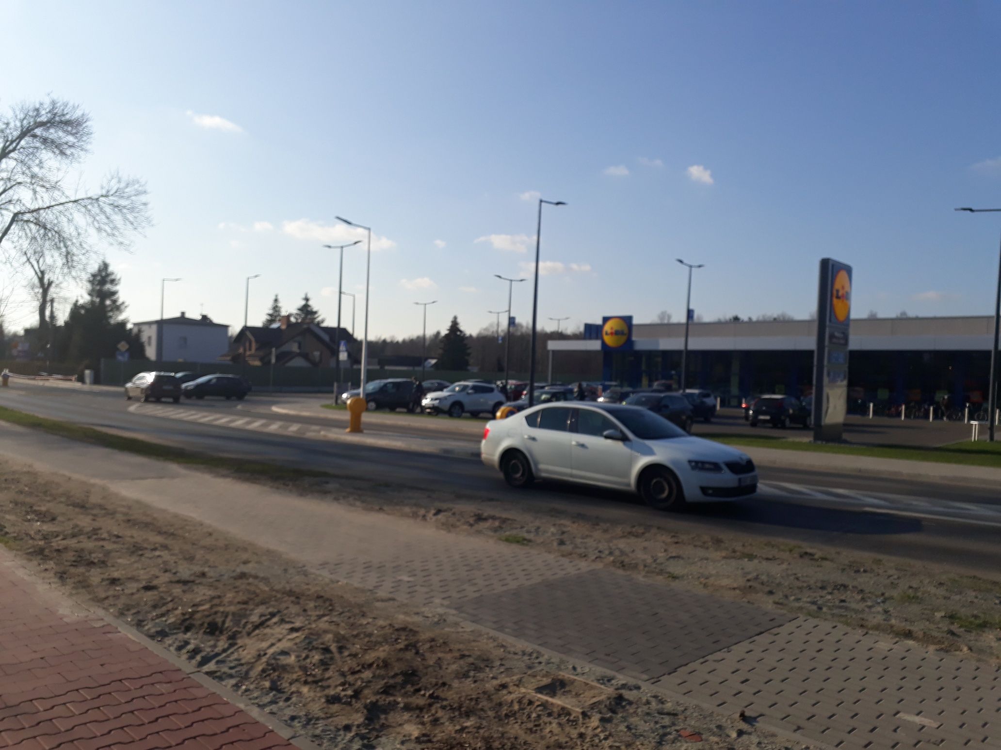 Ogrodzenie akustyczne Lidl Katowice