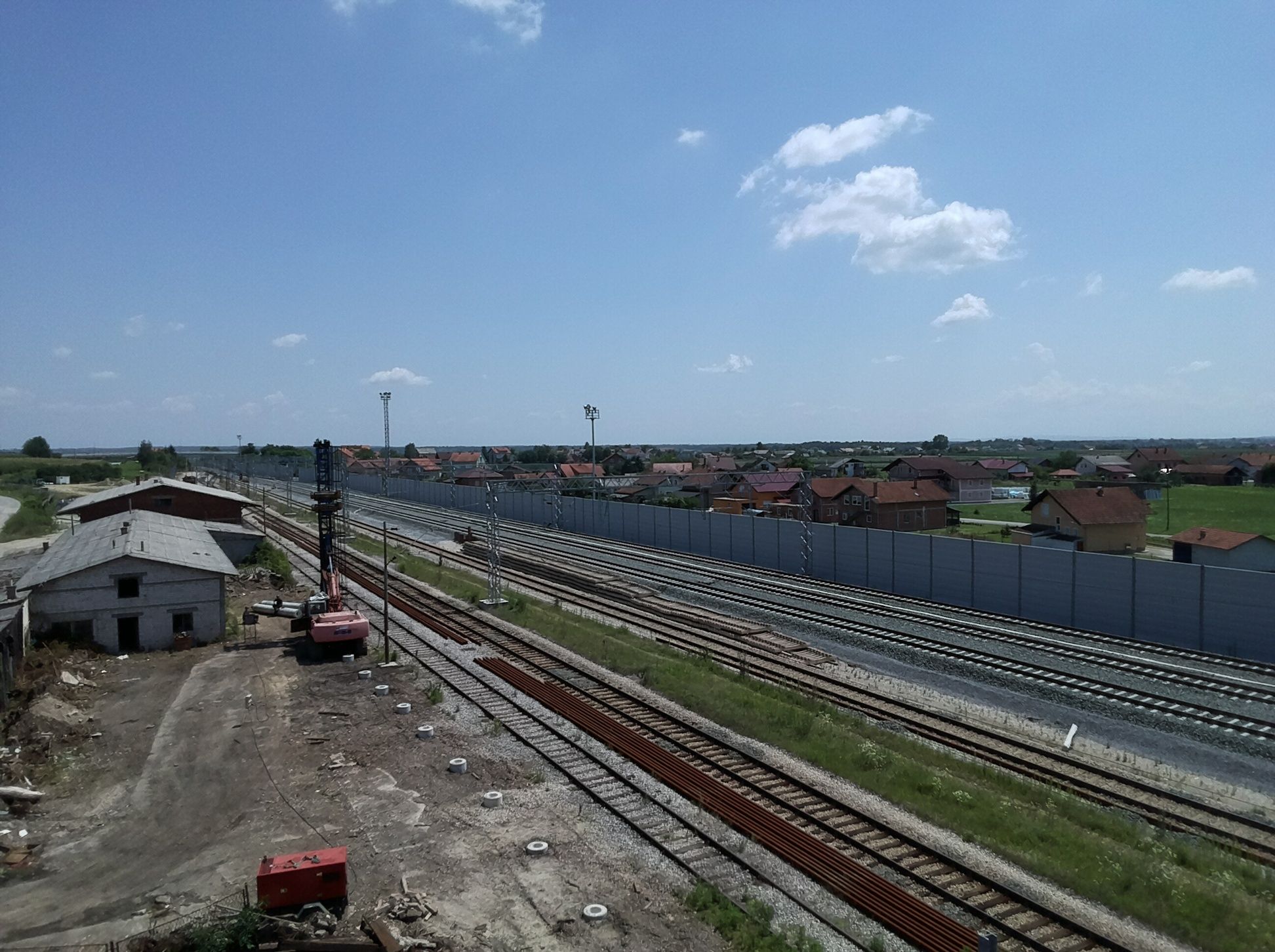Ekrany akustyczne linia kolejowa Dugo Selo- Križevci Croatia