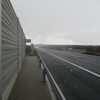 Ekrany akustyczne autostrada D8 Rochov